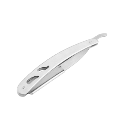 Rasiermesserhalter Silber Edelstahl