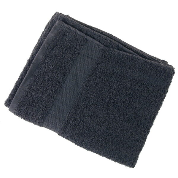 02947_50 Towel 40x80 Cm Schwarz