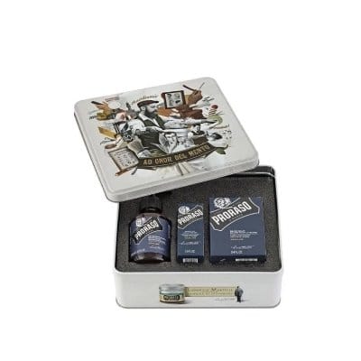 Proraso Metalldose Bartpflege-SET - Azur Lime
