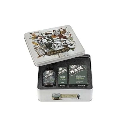 Proraso Metallbox Bartpflege-SET - Erfrischend