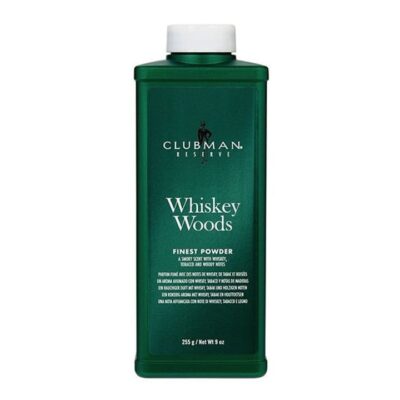 Clubman Pinaud Finest Talc Whiskey Woods 255gr