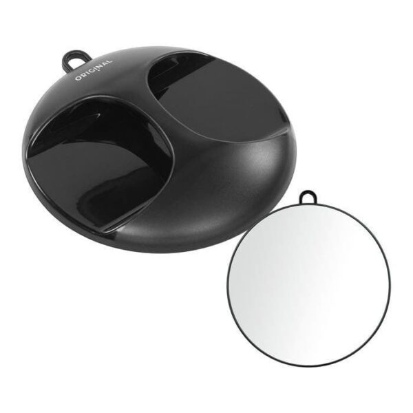 luna_ronde_spiegel_zwart_28cm Stylist Runder Spiegel Schwarz