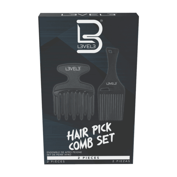 Level 3 Hair Pick Comb Set