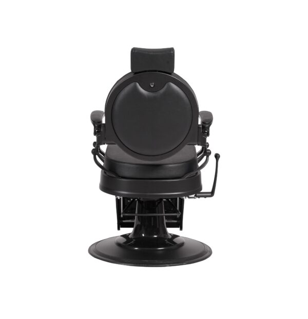 Barber Chair Chicago Black Achterkant