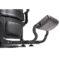 Barber Chair Chicago Black Voetsteun Volledig