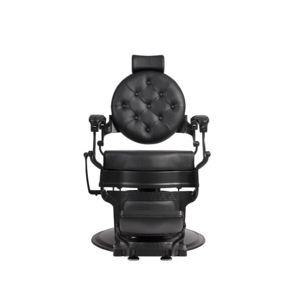 Barber Chair Chicago Black Voorkant