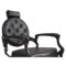 Barber Chair Chicago Black Zitvlak