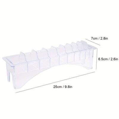 acbdfa2805a1c3797dee6a8dcaacde1c Halter für Aufsteckkämme transparent 10-teilig