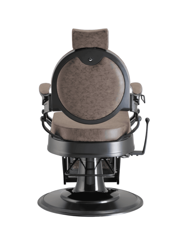 Barber Chair Texas Old Brown Achterkant