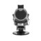 Barber Chair Texas Silver Black Zijkant Achterkant