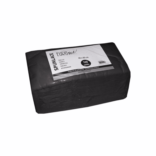 07301-50-PhotoRoom Eurostill Spunlace Handtücher Schwarz 100st