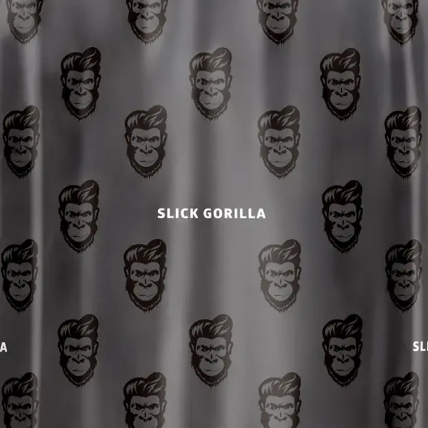 Slick Gorilla Barberumhang Schwarz