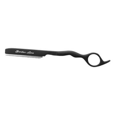 Schwarzer Friseurrasierer mit Schutz