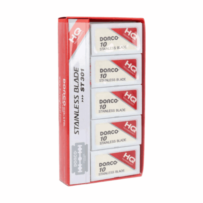 Dorco Prime Stainless 100 Rasierklingen DE Rot