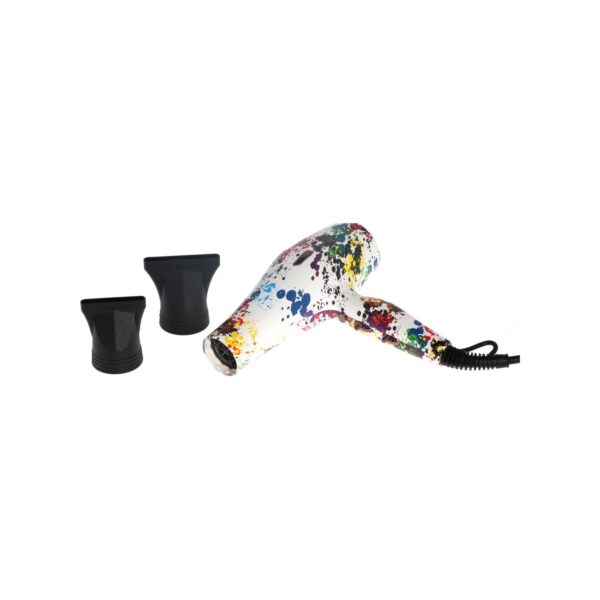 hair dryer cartoon small_1 Fohn 75 Long Splash Weiß 2500w