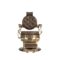 Barber Chair Texas Dark Brown Bronze Front