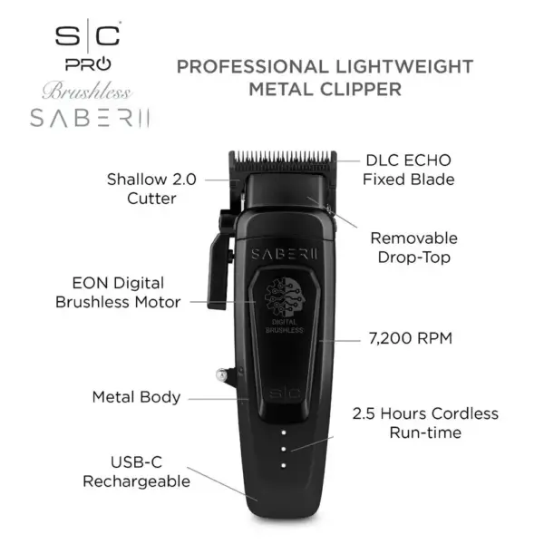 Stylecraft Saber 2.0 Haarschneidemaschine Black