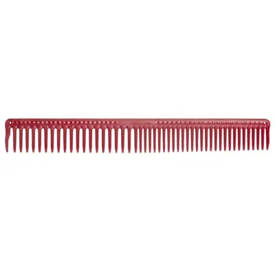 barberdepot-JRL-Round Tooth Cutting Comb 9' Rood JRL Long Round Tooth Cutting Comb 9' Rot