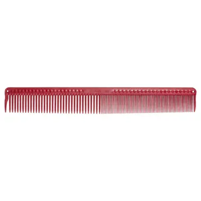 barberdepot-JRLPreciseCuttingComb8.6-rood JRL Präzisionsschnittkamm 8.6 Rot