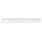 JRL Long Round Tooth Cutting Comb 9' Weiß