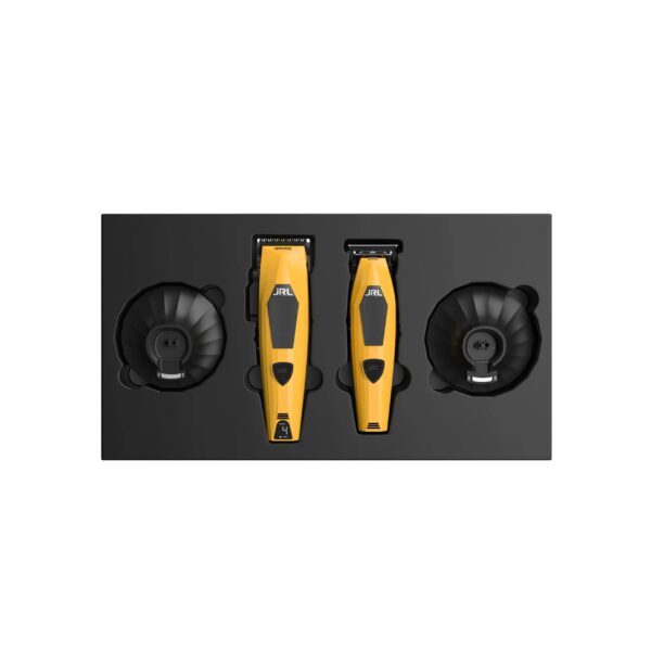 JRL Diamante Kit Yellow clipper en trimmer set met 8.200 RPM motor en Samsung batterij – Barberdepot
