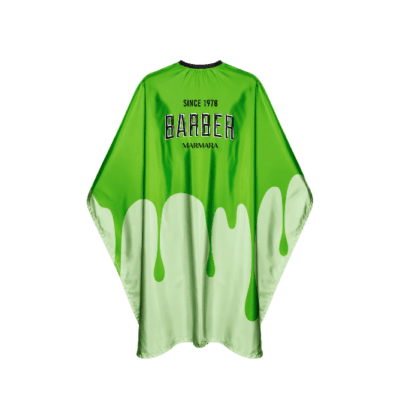 Barber Acid Green Melt Cape