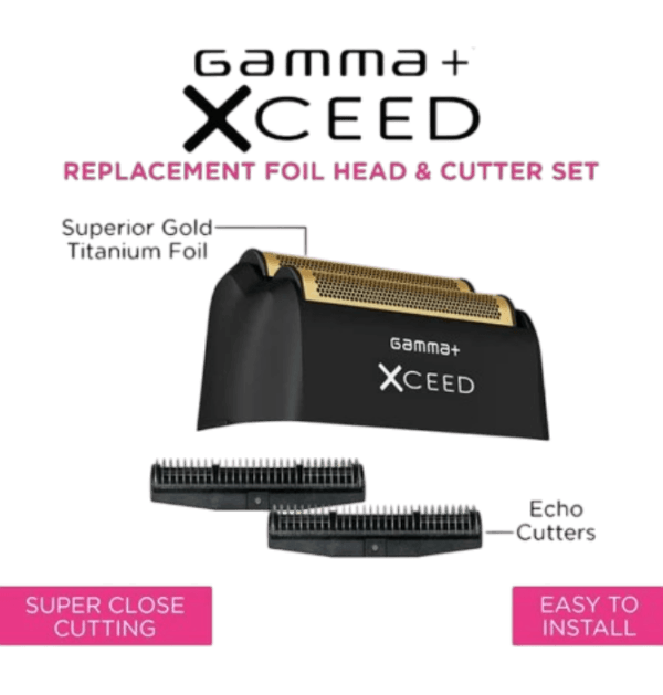 Gamma+ Xceed Rasierer Scherfolie + Klinge