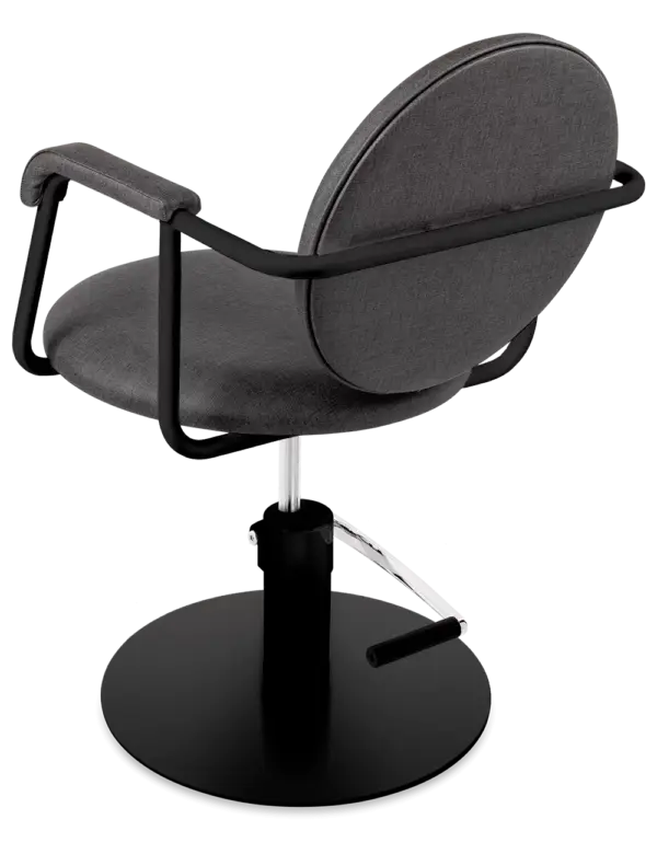 Citron Kappersstoel Back Black