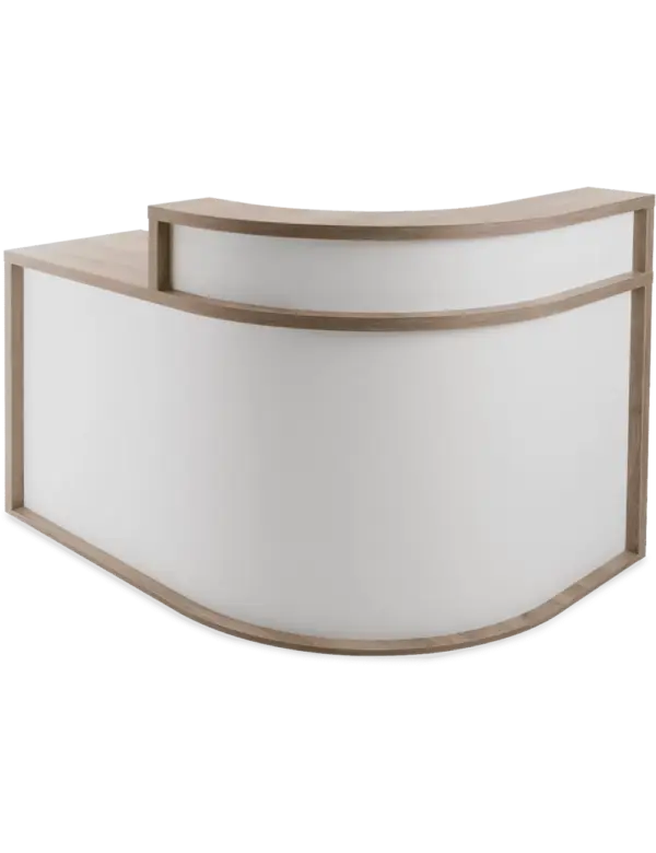 Elm Balie Front White Side
