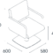 Henri Kappersstoel Dimensions