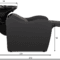 Malaga Air Black Dimensions Side