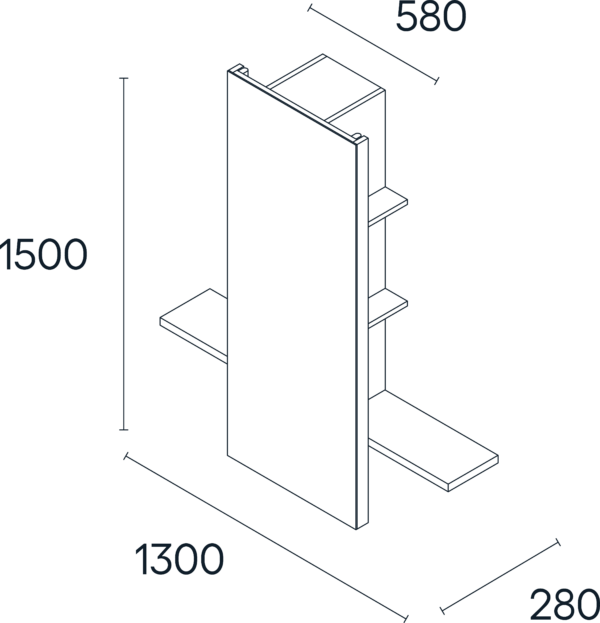 Split Spiegel Dimensions